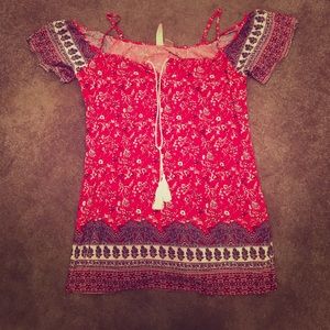 Off the shoulder sundress